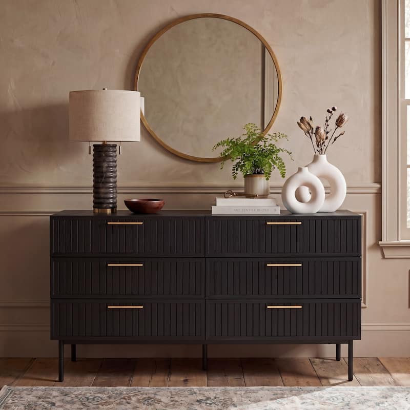 SAFAVIEH Home Axelle 6 Drawer Dresser