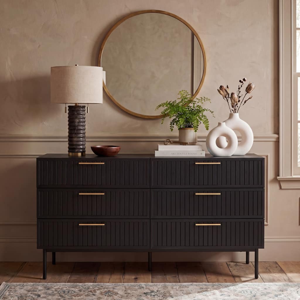 SAFAVIEH Home Axelle 6 Drawer Dresser