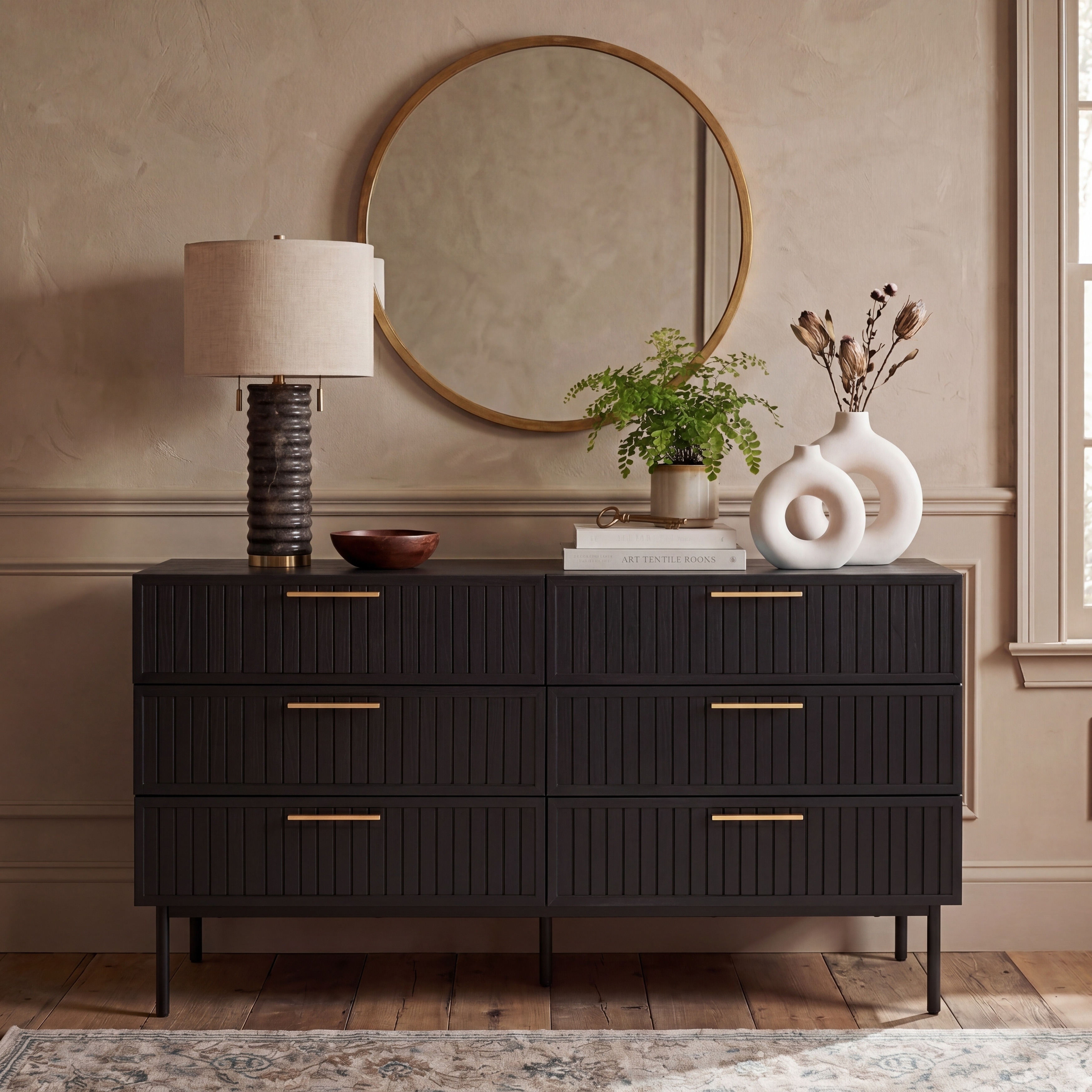 SAFAVIEH Home Axelle 6 Drawer Dresser