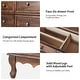 preview thumbnail 16 of 22, Pallantium Farmhouse 30"Tall Distressed 3-Drawer Nightstand With Solid Wood Legs and Adjustable Feet Set Of 2 by HULALA HOME