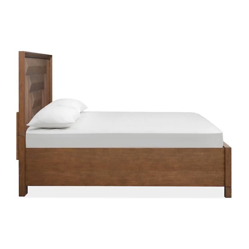 Magnussen Home Callisto Bourbon Brown Panel Storage Bed
