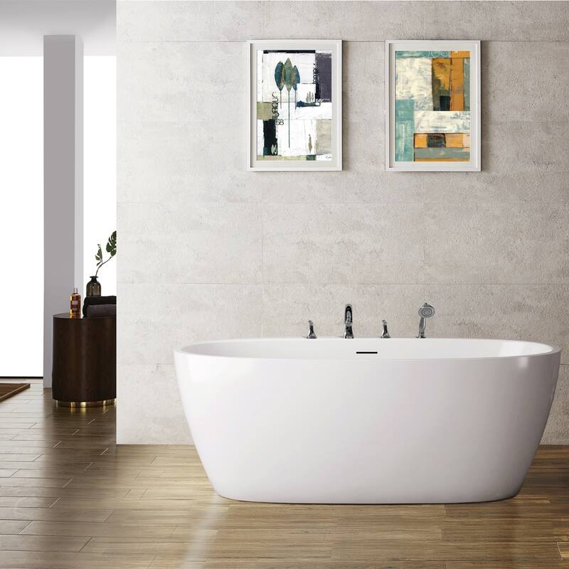 Everly 59" x 31.5" Soaking Bathtub