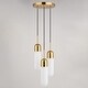 preview thumbnail 4 of 9, Vaxcel Lighting P0422 3 Light 10" Wide Suspension Mini Pendant