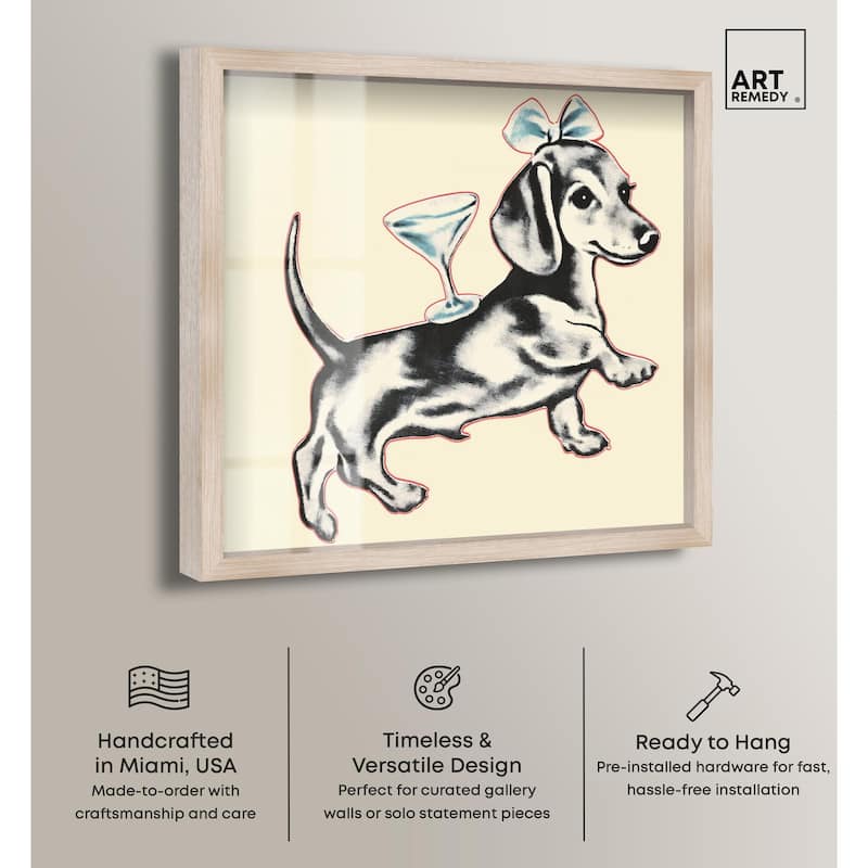 Martini Pup II Shadowbox by Art Remedy