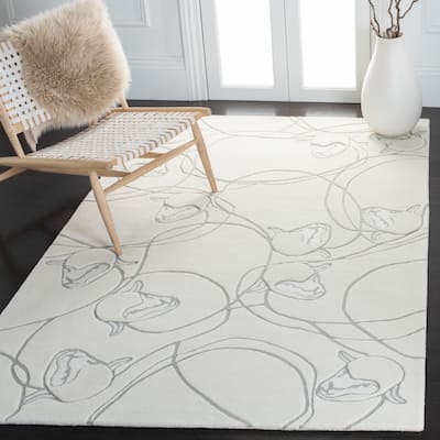 SAFAVIEH Handmade Fifth Avenue Jocelin Mid-Century Modern Wool Rug