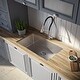 preview thumbnail 30 of 31, KRAUS Undermount 32 inch 1-Bowl Stainless Steel Kitchen Sink