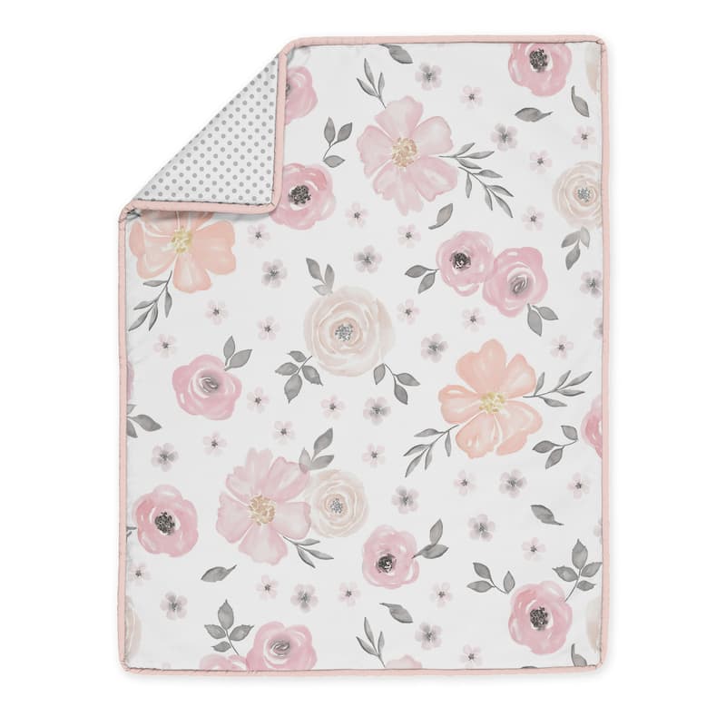 Boho Floral Girl Sweet Jojo Designs 6pc Crib Bedding + BreathableBaby ...