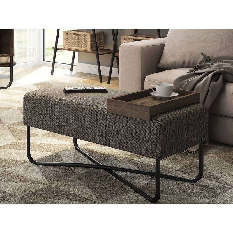 ACE bench linen fabric with tray.