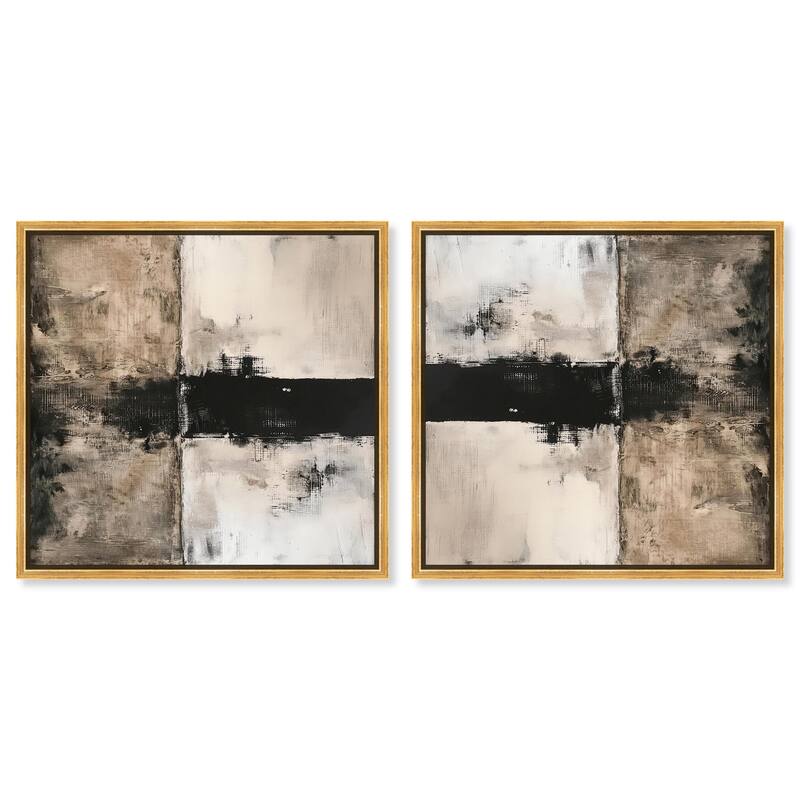 Her Stylish Coffee Look Canvas by Art Remedy - 20" x 30" - Gold