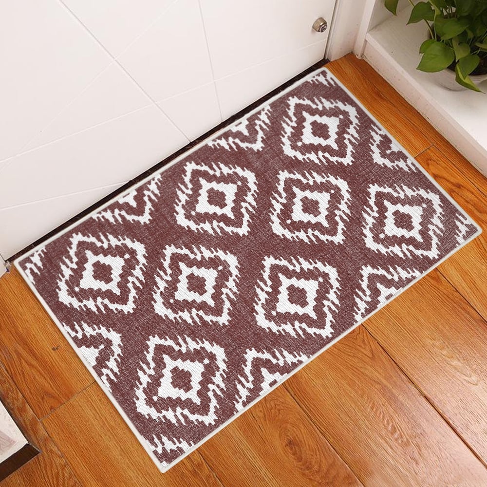 Sussexhome Heavy Duty Ultra Thin Non Slip Washable Cotton Indoor Rug - 2' x 3'