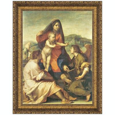 Design Toscano 'The Virgin Child' Made-to-order Canvas Painting