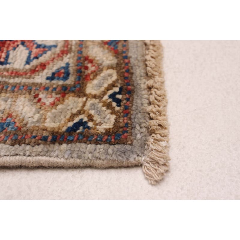 ECARPETGALLERY Hand-knotted Aryana Grey Wool Rug - 2'8 x 7'10