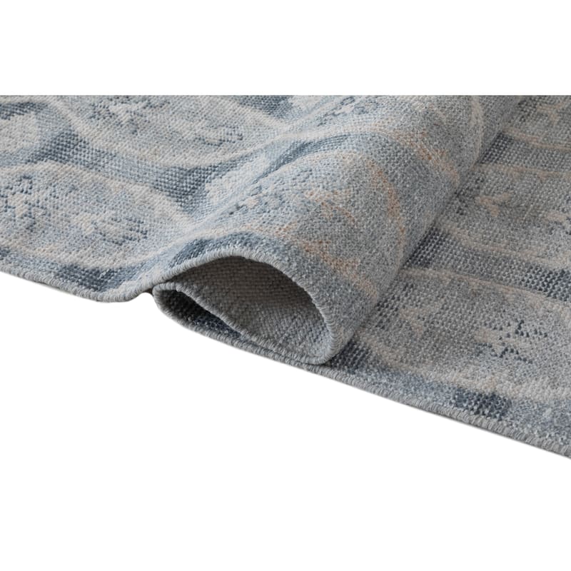 Terra by Obeetee Faymont Calden Blue Rug