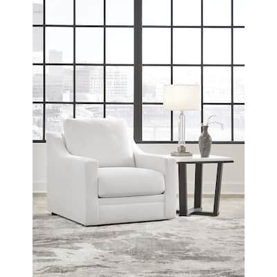 Signature Design by Ashley Maitelynn White Chair - 36"W x 40"D x 37"H