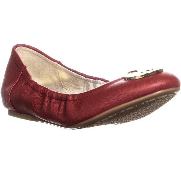 michael kors red ballet flats