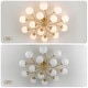 preview thumbnail 18 of 22, 38.5" Mid Century Semi Flush Mount Ceiling Light Modern Sputnik Chandelier