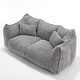 preview thumbnail 14 of 98, Modern Cute Chenille Upholstered Loveseat with High Resilience Foam