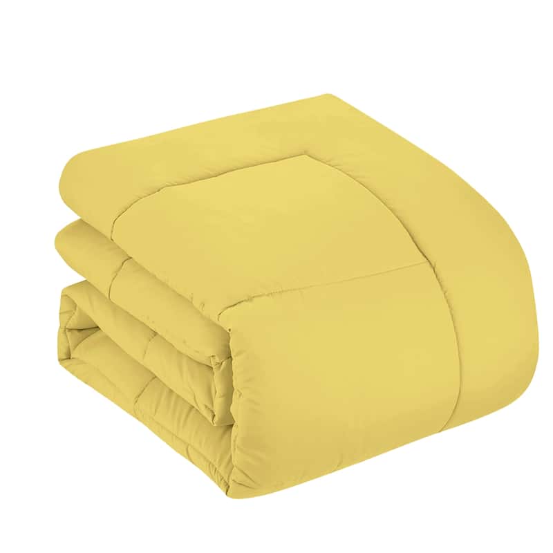 Sweet Home Collection Luxury Solid Bed-In-a-Bag with Sheet Set