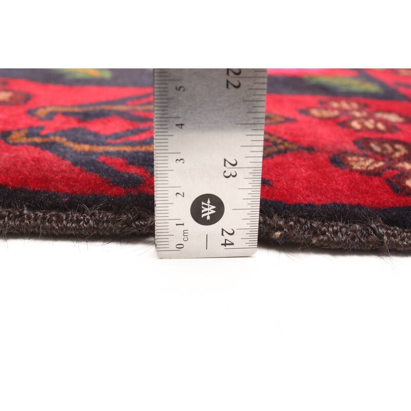 ECARPETGALLERY Hand-knotted Teimani Dark Navy Wool Rug - 3'6 x 6'6