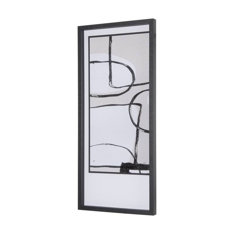Neutral Shapes II (Set of 2) Framed Art Print