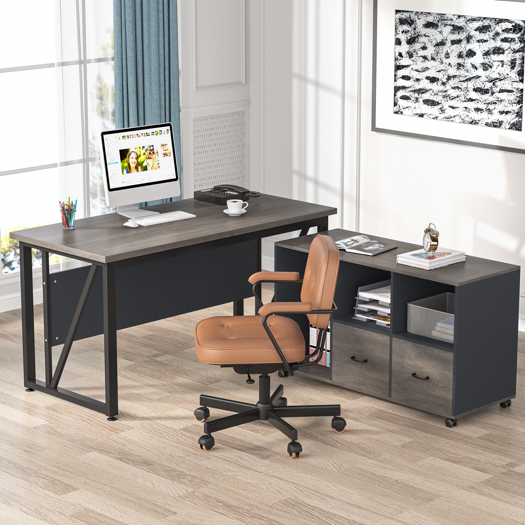 https://ak1.ostkcdn.com/images/products/is/images/direct/22309ca5649d41edaeae9fca6bec6041574ae355/L-Shaped-Computer-Desk%2C-55-inches-Executive-Desk-with-lateral-File-Cabinet.jpg