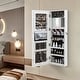 preview thumbnail 12 of 29, Costway Door Wall Mount Touch Screen LED Light Mirrored Jewelry - See Details