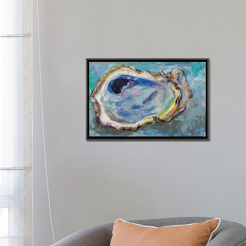 iCanvas "Oyster Two" by Jeanette Vertentes Framed