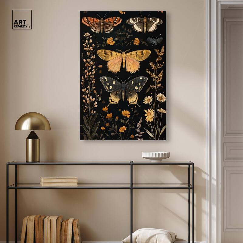 Winged Visitors II Canvas by Art Remedy, Gallery Wrapped