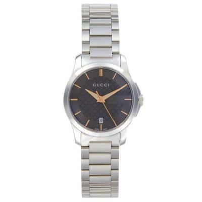 Gucci Women's G-Timeless Black Dial Watch - YA126592 - 6 (36)