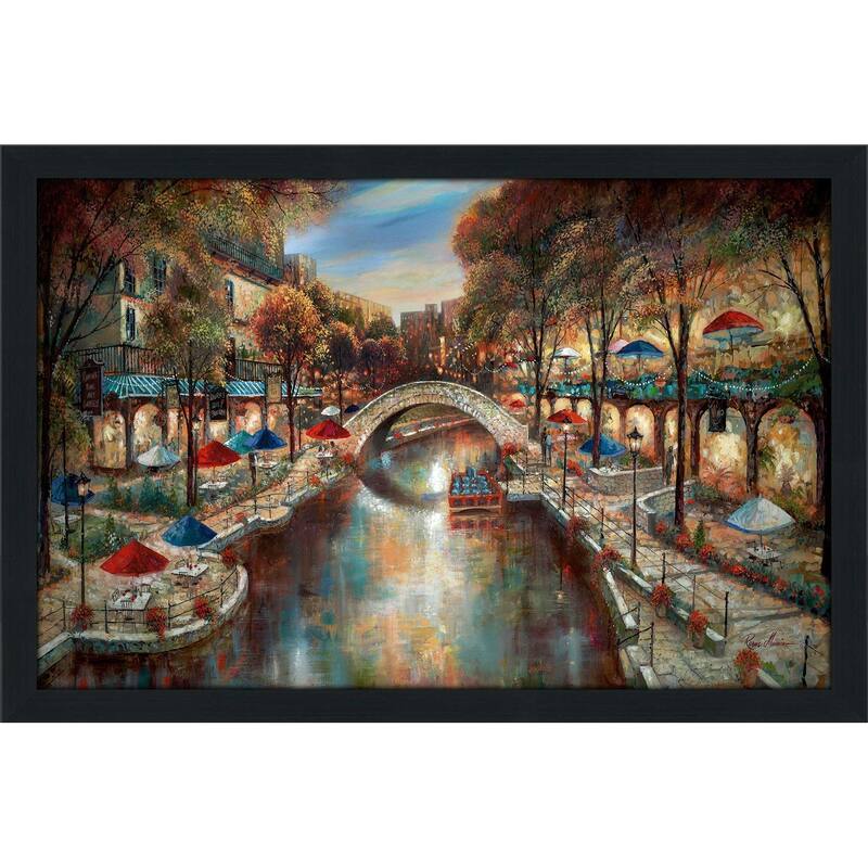 "Evening On The Canal" by Ruane Manning Print on Acrylic