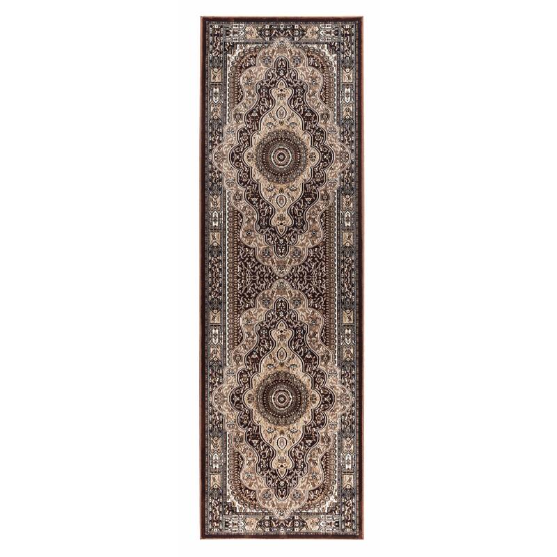 Prime Collection Border Area Rug - 2'8'' X 8'1'' - Brown/Cream