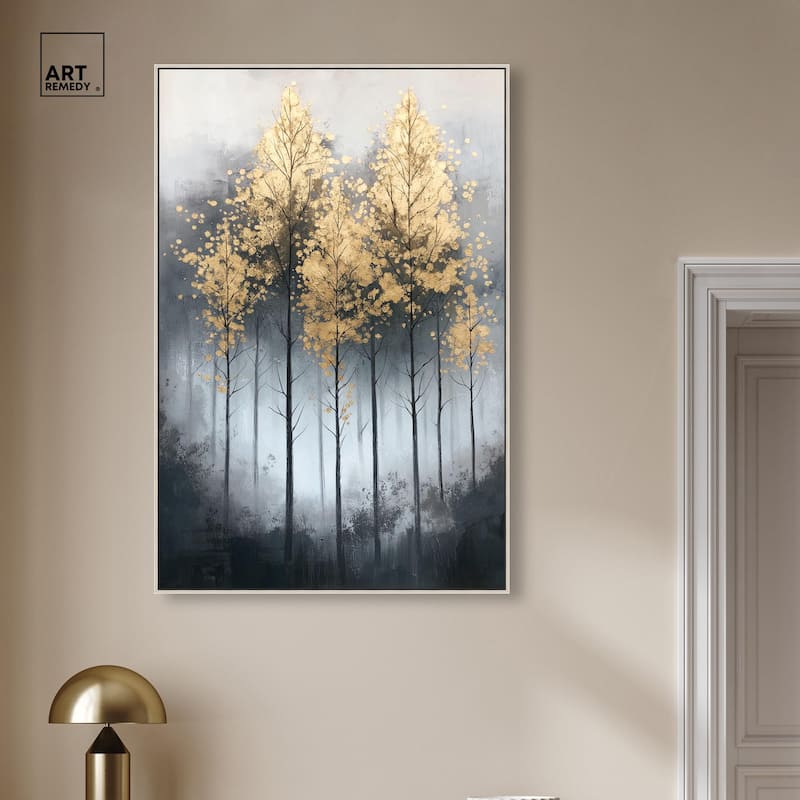 Gilded Grove Canvas by Art Remedy