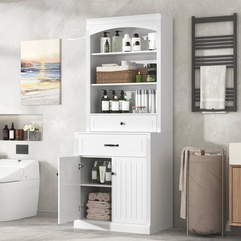 Versatile Bathroom Cabinet with Multiple Storage Options and Durable Construction