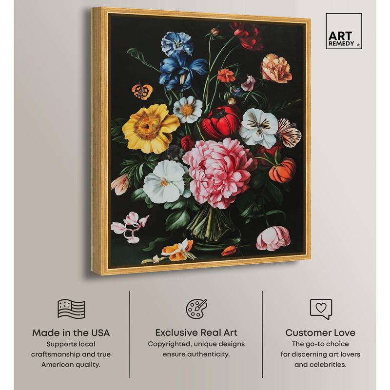 Violet Vignette I Canvas by Art Remedy