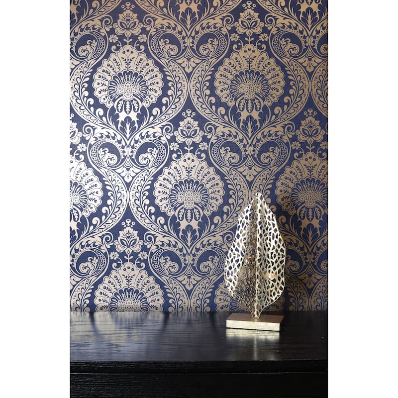 Arthouse Berenice Rose Gold Luxe Wallpaper