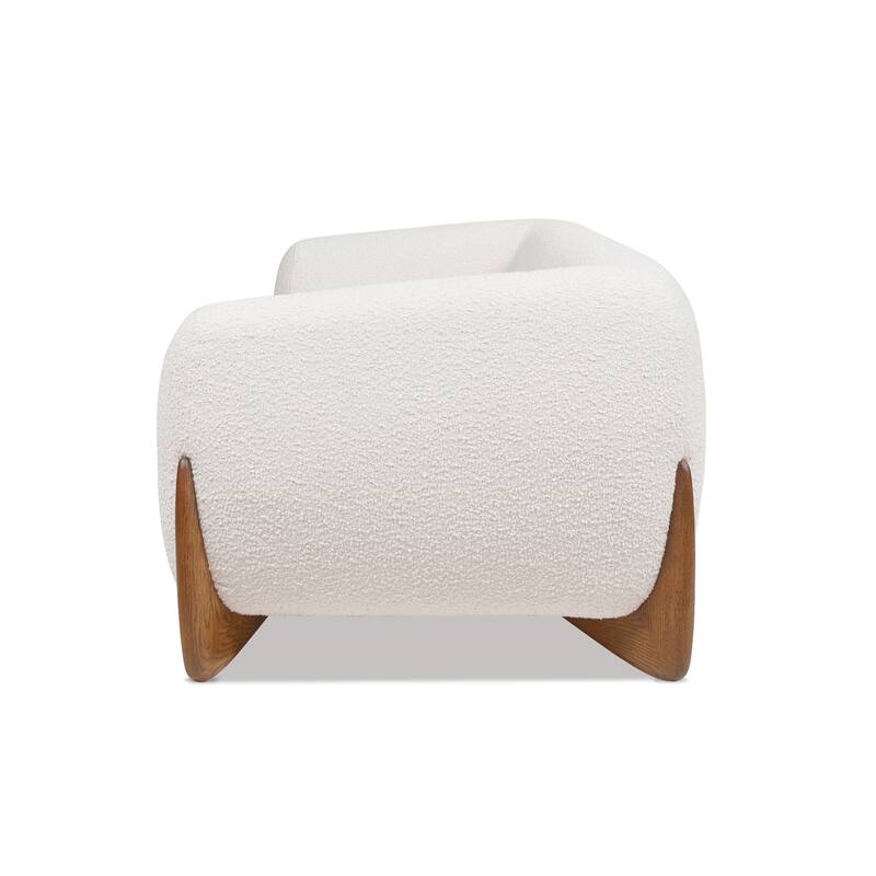 Alpine 90.5" Sherpa Upholstered Sofa