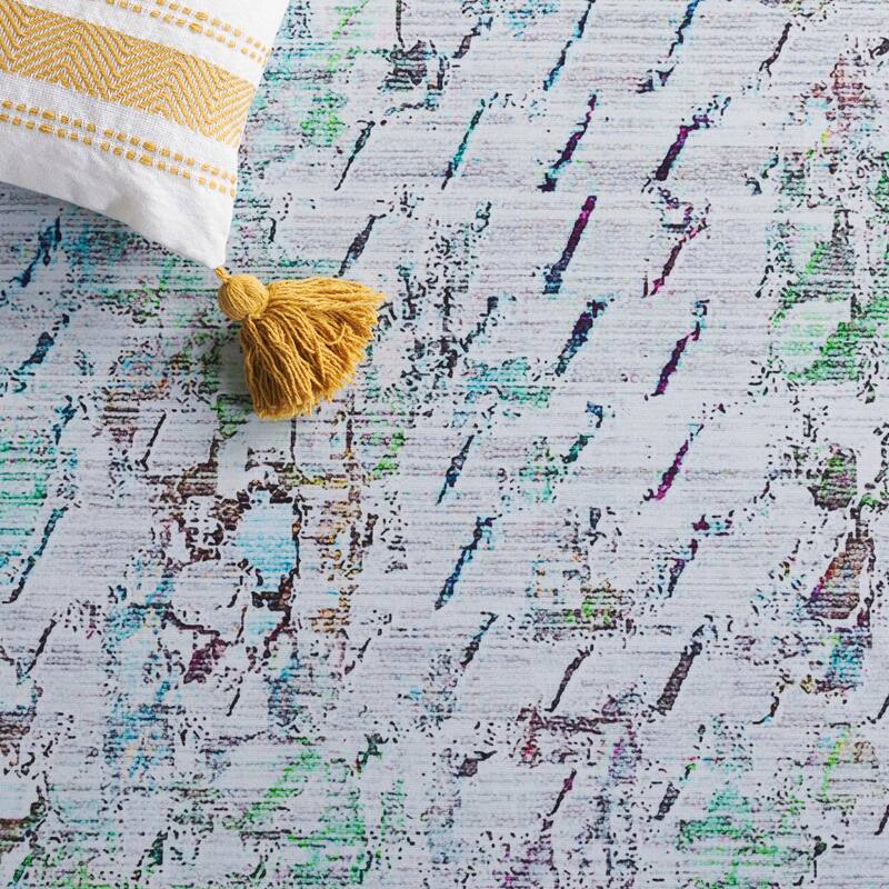 SAFAVIEH Tacoma Sahira Machine Washable Slip Resistant Modern Rug