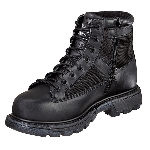 mens square toe work boot