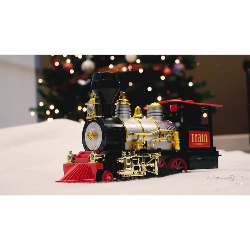 Classic Chirstmas Train Set with Lights