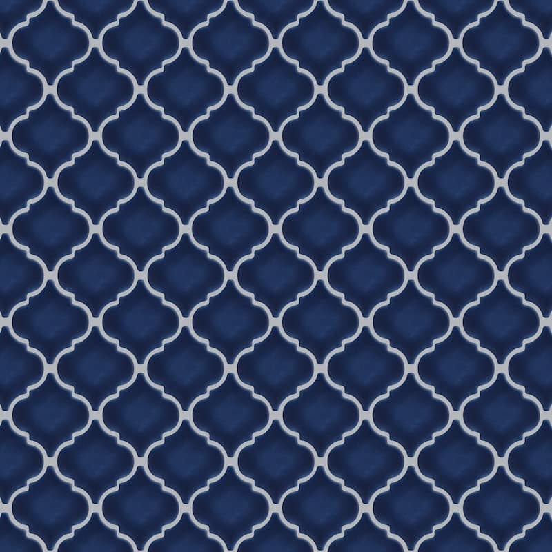 Merola Tile Hudson Tangier Smoky Blue 12-3/8" x 12-3/8" Porcelain Floor and Wall Tile