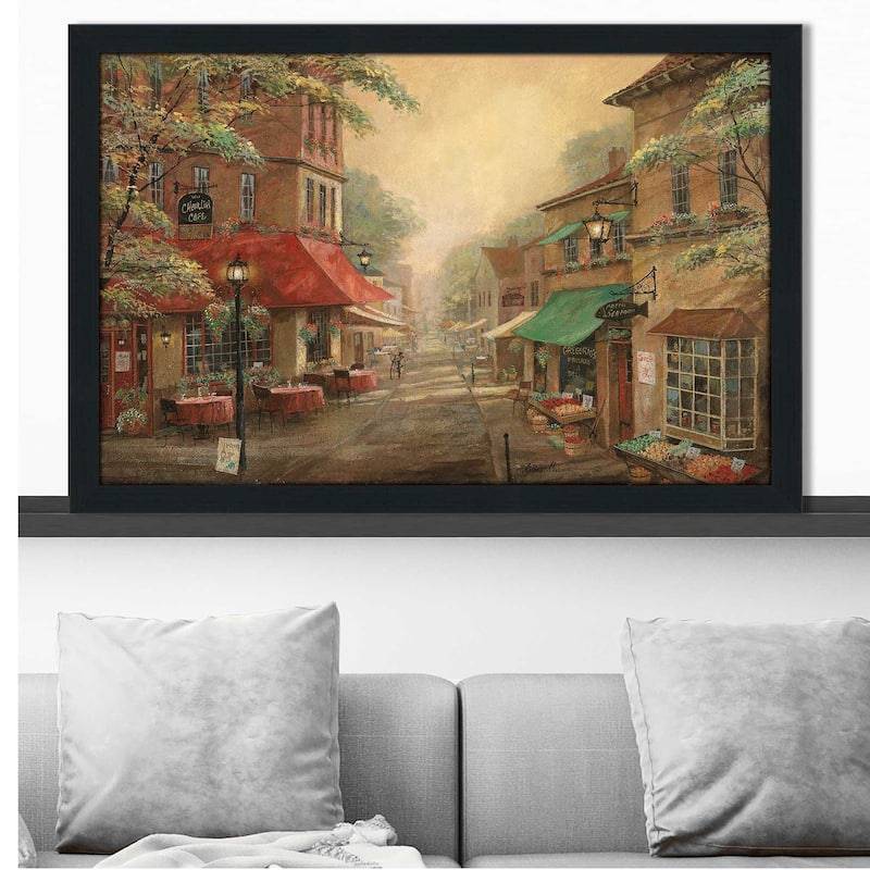 "Charlies Cafe" by Ruane Manning Print on Acrylic