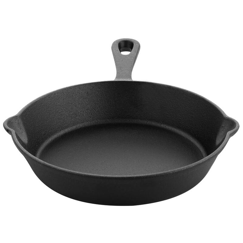 MegaChef 10 Inch and 8 Inch Cast Iron Fry Pan Set
