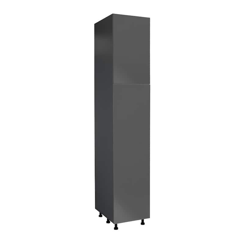 18" x 96" Utility Cabinet-Double Door-Grey - 18 x 96 x 23 3/8 - Grey