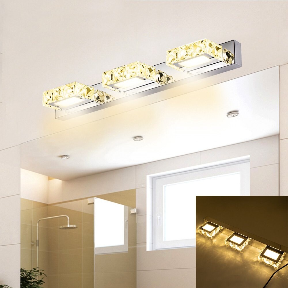 6w 9w12w Bathroom Light Bar Silver White Light On Sale Overstock 31137400