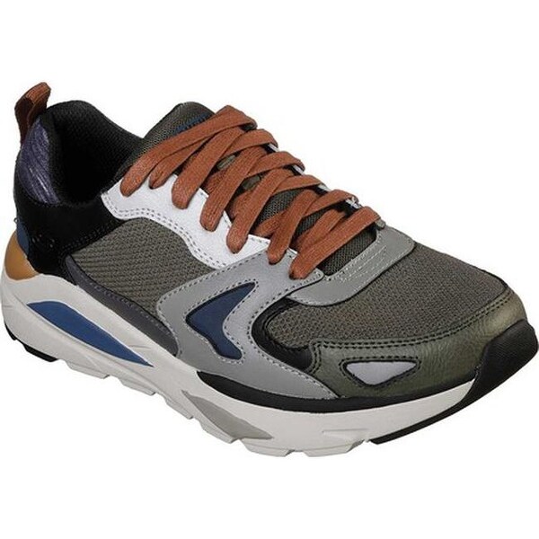 skechers d'lites mens brown