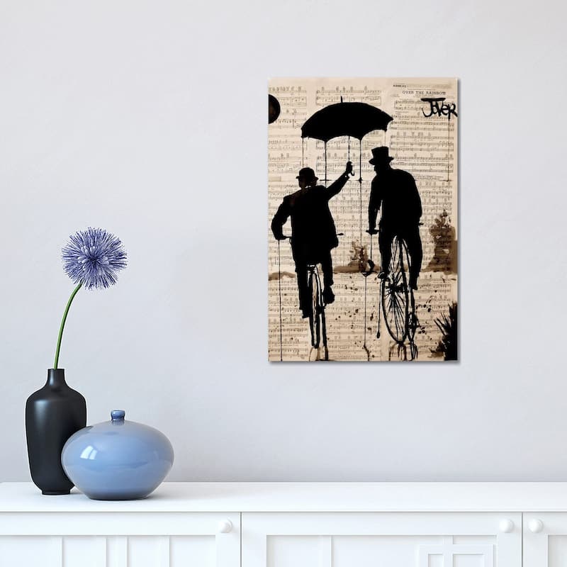 iCanvas "The Umbrella" by Loui Jover Canvas Print - 18x12x1.5