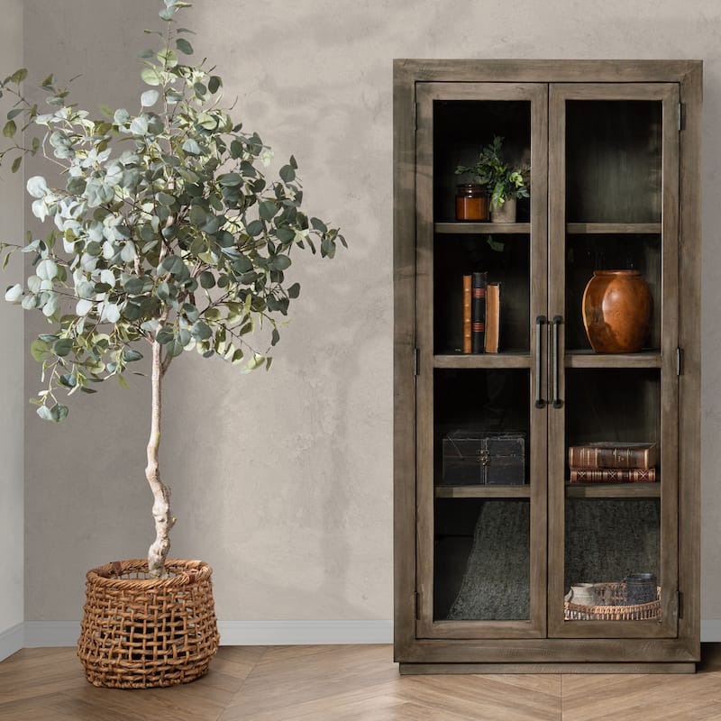 Kasey Reclaimed Pine Display Cabinet by Kosas Home