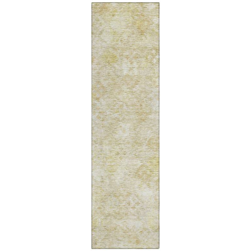 Machine Washable Indoor/ Outdoor Boho Moroccan Chantille Rug