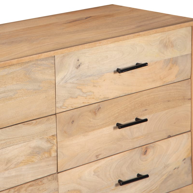 dresser 84 inches long Charcoal Grey & Gold Base 9 Drawer Dresser 84 inch SLATE CUSTOM