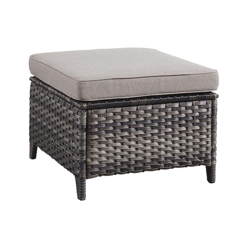 Gymojoy Outdoor Rattan Wicker Sectional Sofa Set with Ottomans